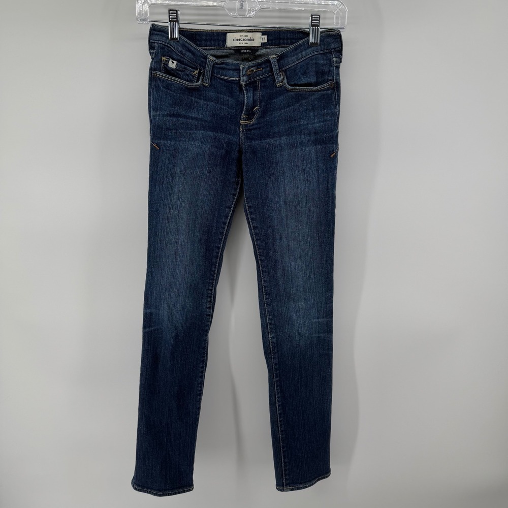 Abercrombie Kids Maddy Stretch Jeans Dark Wash‎ Size 12